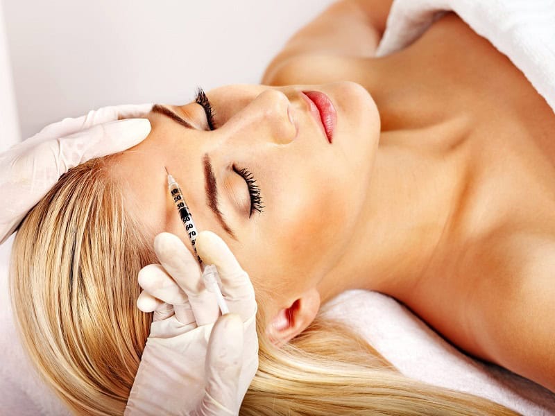 Beauty Woman getting cosmetic injection | Kay Dermatology in Burbank, CA