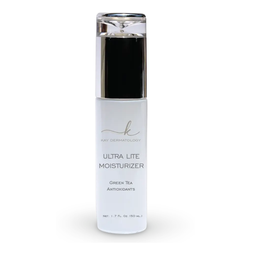 Kay Dermatology Ultra Lite Moisturizer with green tea and antioxidants.